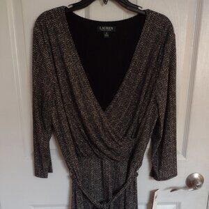 Ralph Lauren Black and White dress NWT